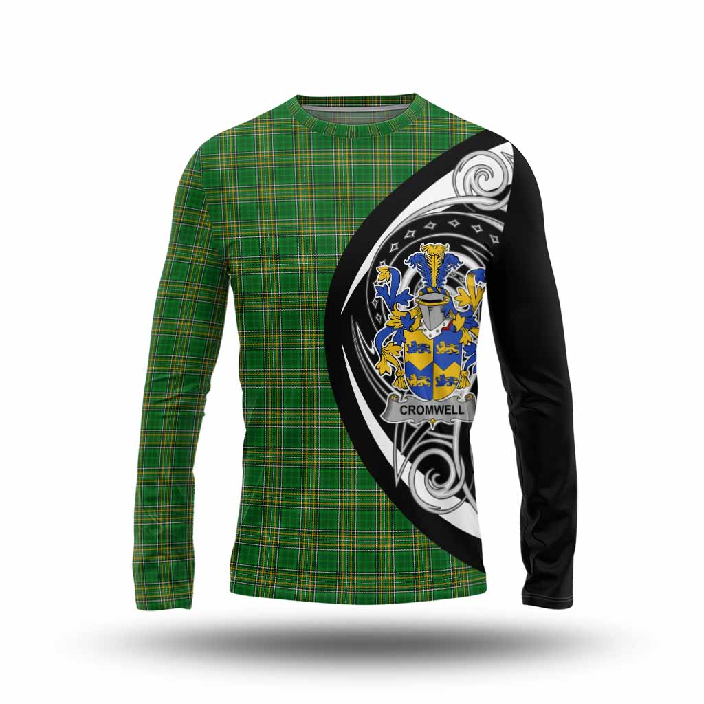 Cromwell Irish Clan Long Sleeve T-Shirt Celtic Circle Style Unisex - Tartan Vibes Clothing