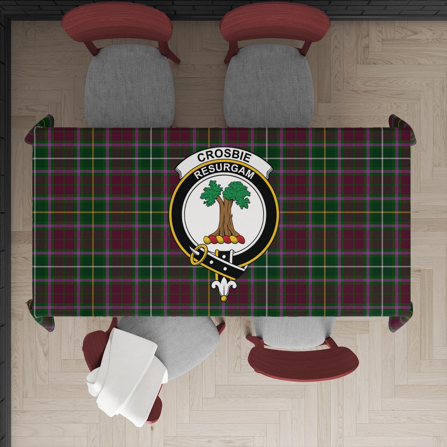 crosbie-tatan-tablecloth-with-family-crest