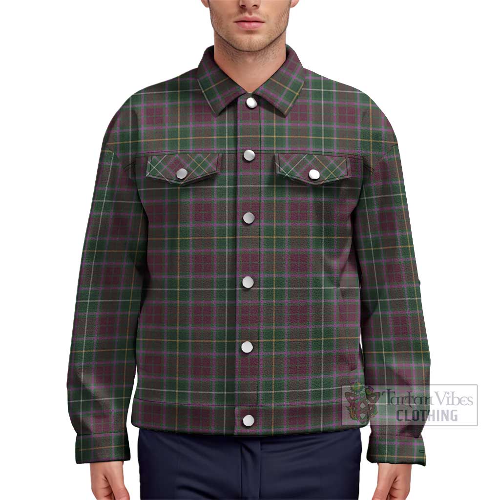 Tartan Vibes Clothing Crosbie Tartan Unisex Lapel Cotton Jacket