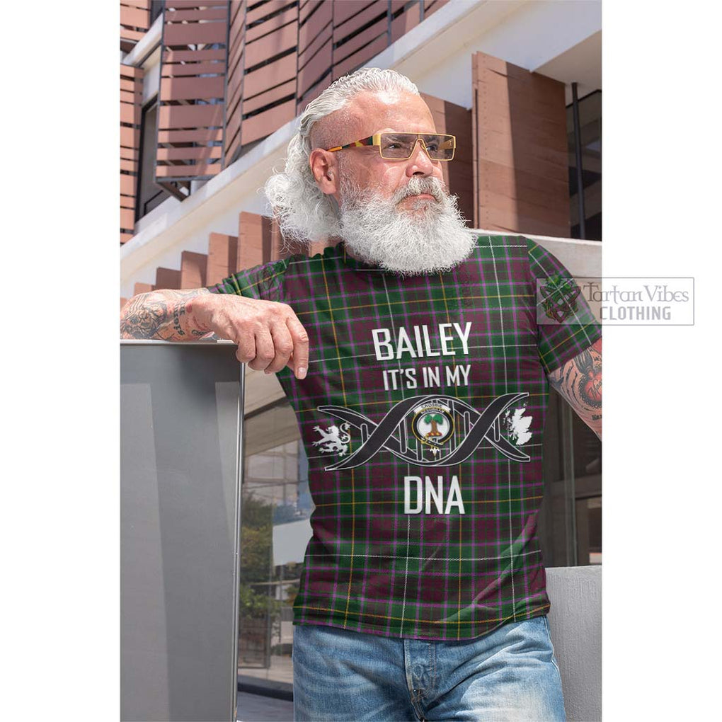 Tartan Vibes Clothing Crosbie Tartan Cotton T-shirt with Family Crest DNA In Me Style