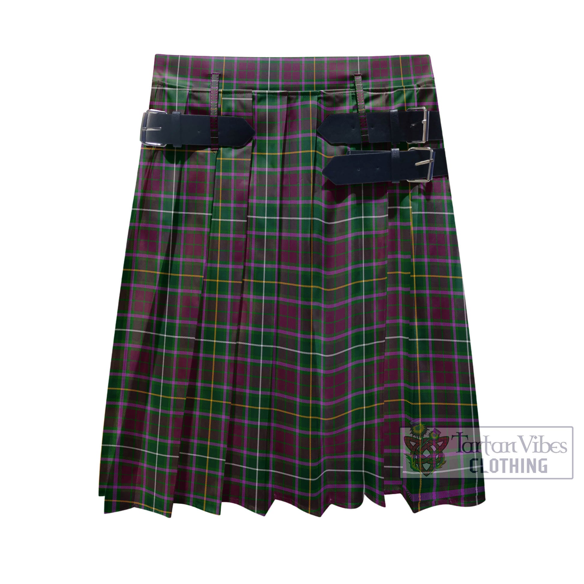 Tartan Vibes Clothing Crosbie Tartan Men's Pleated Skirt - Fashion Casual Retro Scottish Style