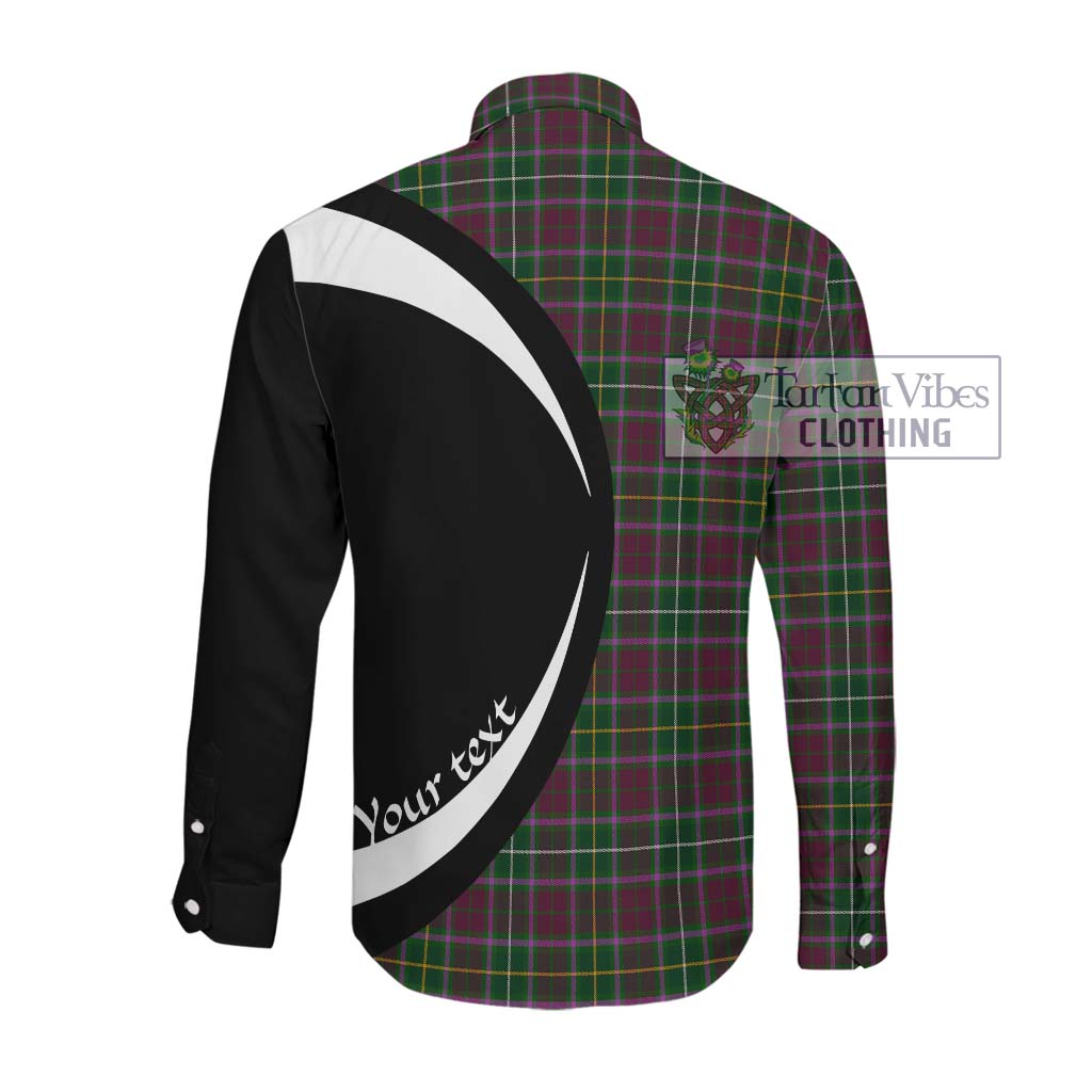 Tartan Vibes Clothing Crosbie Tartan Long Sleeve Button Up with Family Crest Circle Style