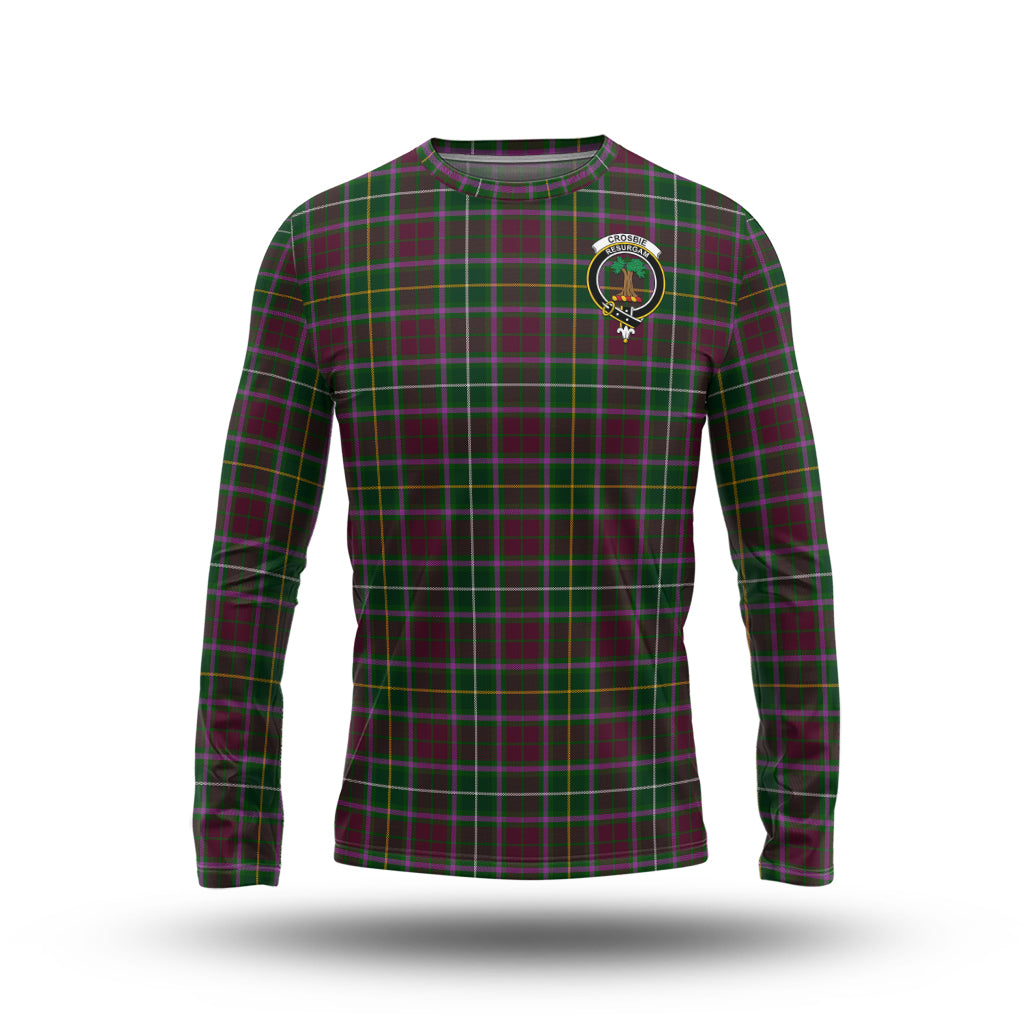 crosbie-tartan-long-sleeve-t-shirt-with-family-crest