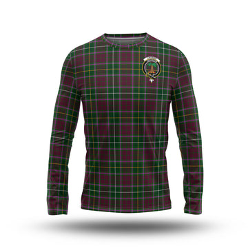 Crosbie Tartan Long Sleeve T-Shirt with Family Crest