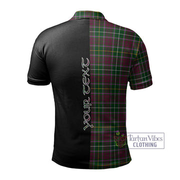 Crosbie Tartan Polo Shirt with Family Crest and Half Of Me Style