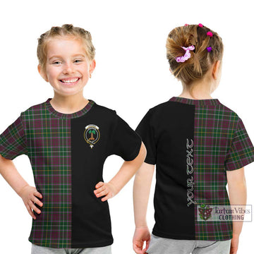 Crosbie Tartan Kid T-Shirt with Family Crest and Half Of Me Style