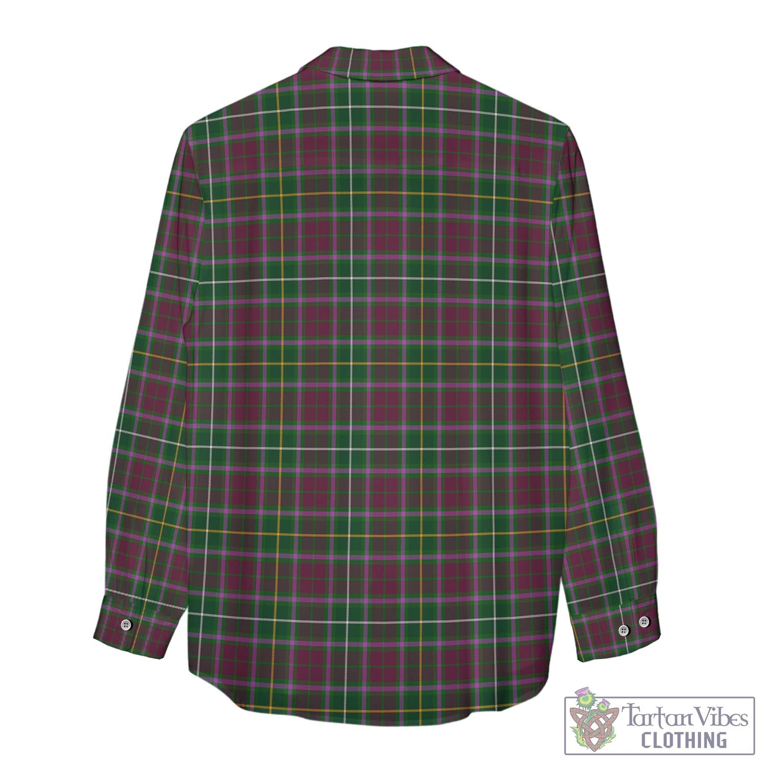 Tartan Vibes Clothing Crosbie Tartan Womens Casual Shirt with Family Crest