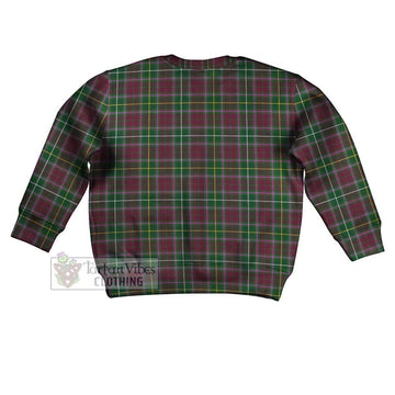 Crosbie Tartan Kid Ugly Sweater with Family Crest