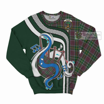 Crosbie Tartan Sweatshirt with Epic Bagpipe Style