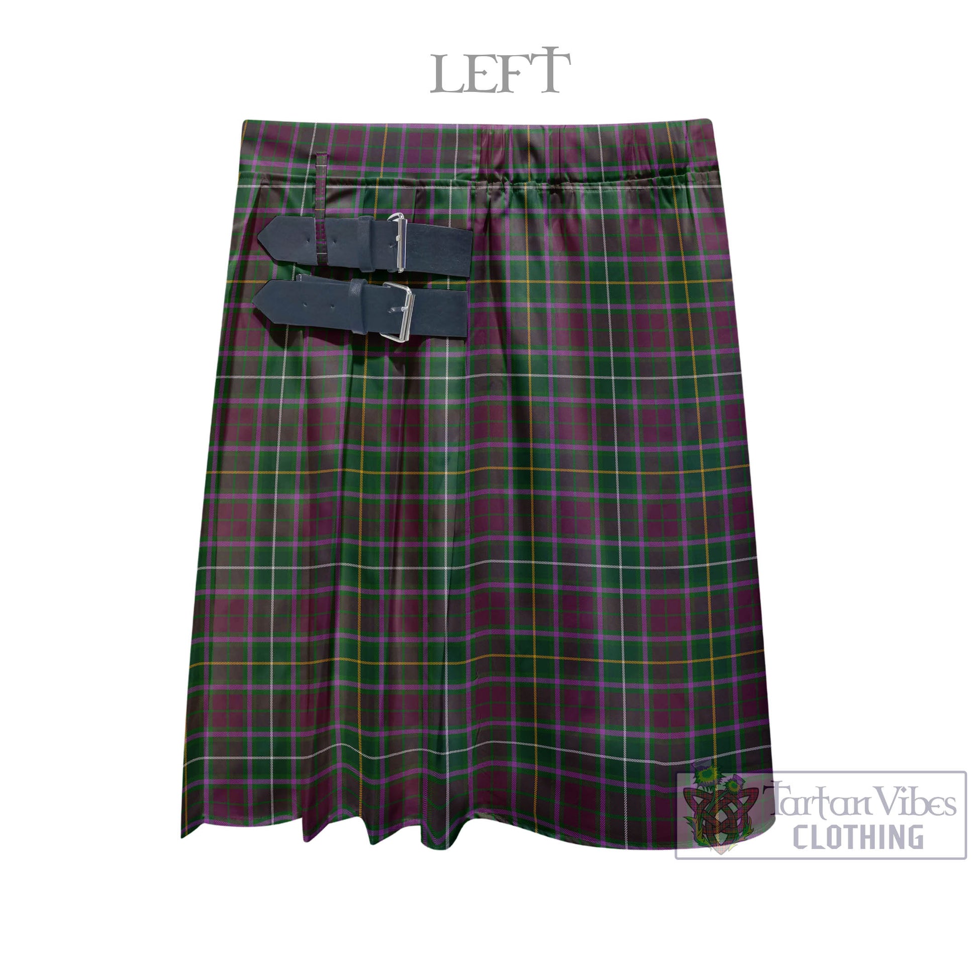 Tartan Vibes Clothing Crosbie Tartan Men's Pleated Skirt - Fashion Casual Retro Scottish Style