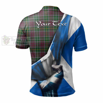 Crosbie Tartan Polo Shirt with Family Crest Scotland Patriotic Style