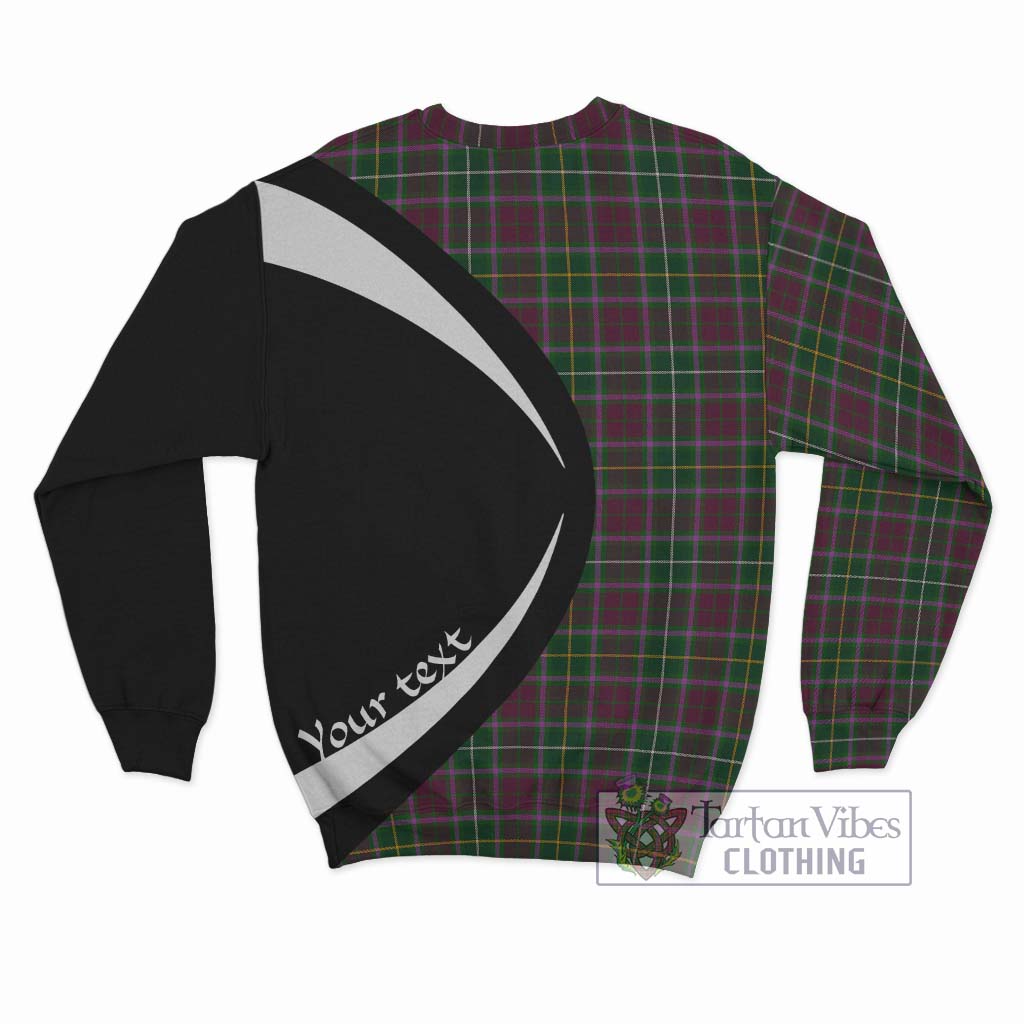 Tartan Vibes Clothing Crosbie Tartan Sweatshirt with Family Crest Circle Style