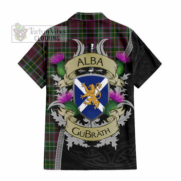 Crosbie Tartan Family Crest Hawaiian Shirt Lion Rampant Royal Thistle Shield Celtic Inspired - Tartan Vibes Clothing