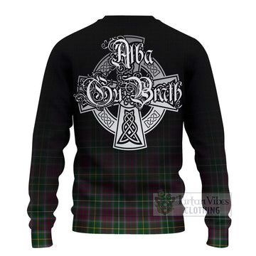 Crosbie Tartan Ugly Sweater Featuring Alba Gu Brath Family Crest Celtic Inspired