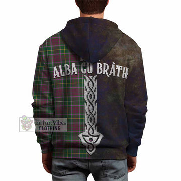 Crosbie Tartan Family Crest Hoodie Alba Gu Brath Be Brave Lion Ancient Style - Tartan Vibes Clothing