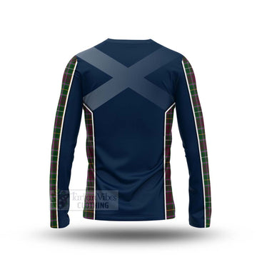 Crosbie Tartan Long Sleeve T-Shirt with Family Crest and Scottish Thistle Vibes Sport Style