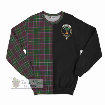 Crosbie Tartan Sweatshirt with Family Crest and Half Of Me Style