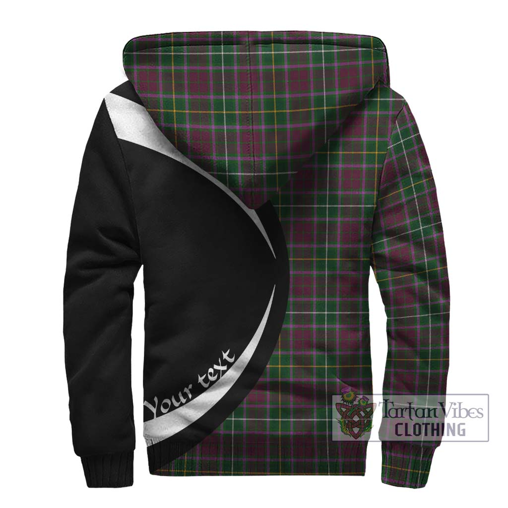 Tartan Vibes Clothing Crosbie Tartan Sherpa Hoodie with Family Crest Circle Style