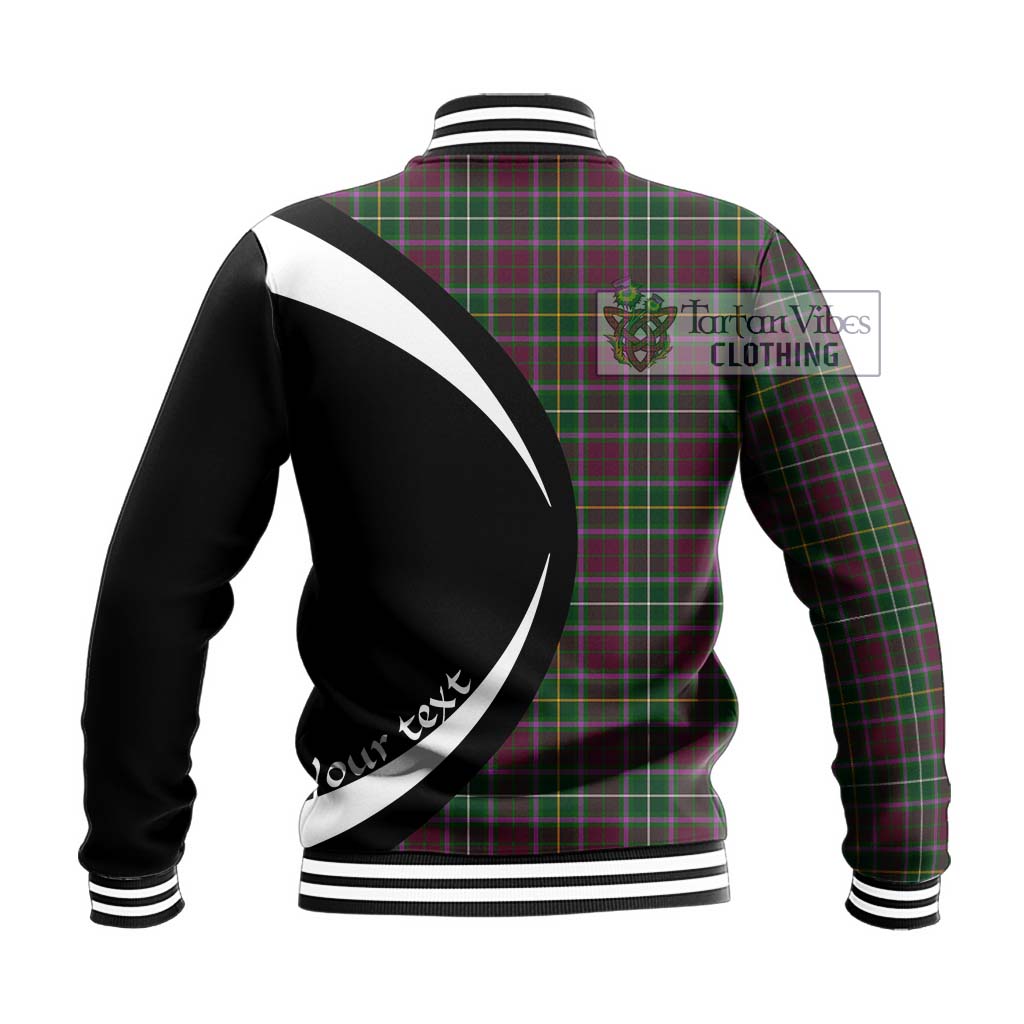 Tartan Vibes Clothing Crosbie Tartan Baseball Jacket with Family Crest Circle Style