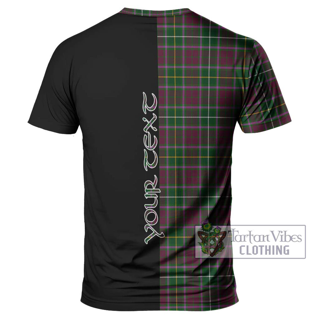 Crosbie Tartan T-Shirt with Family Crest and Half Of Me Style - Tartanvibesclothing Shop