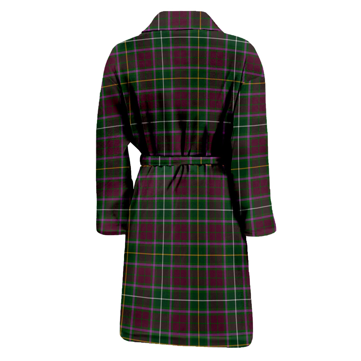 Crosbie Tartan Bathrobe with Family Crest - Tartan Vibes Clothing