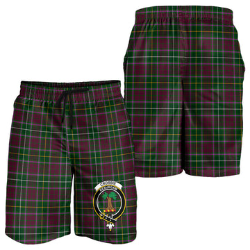 Crosbie Tartan Mens Shorts with Family Crest