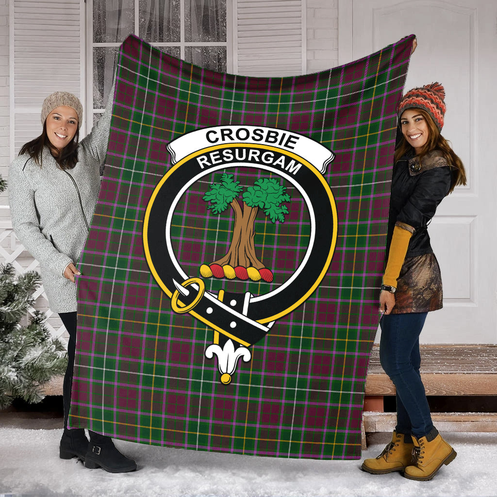 crosbie-tartab-blanket-with-family-crest