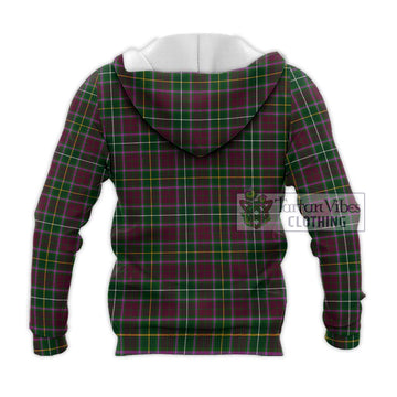 Crosbie Tartan Knitted Hoodie with Family Crest DNA In Me Style