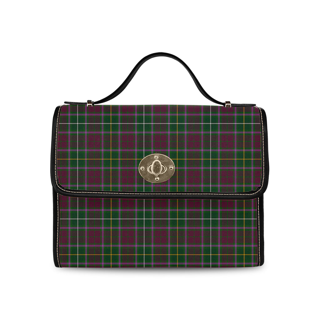 crosbie-tartan-leather-strap-waterproof-canvas-bag