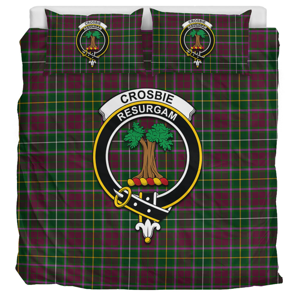 crosbie-tartan-bedding-set-with-family-crest