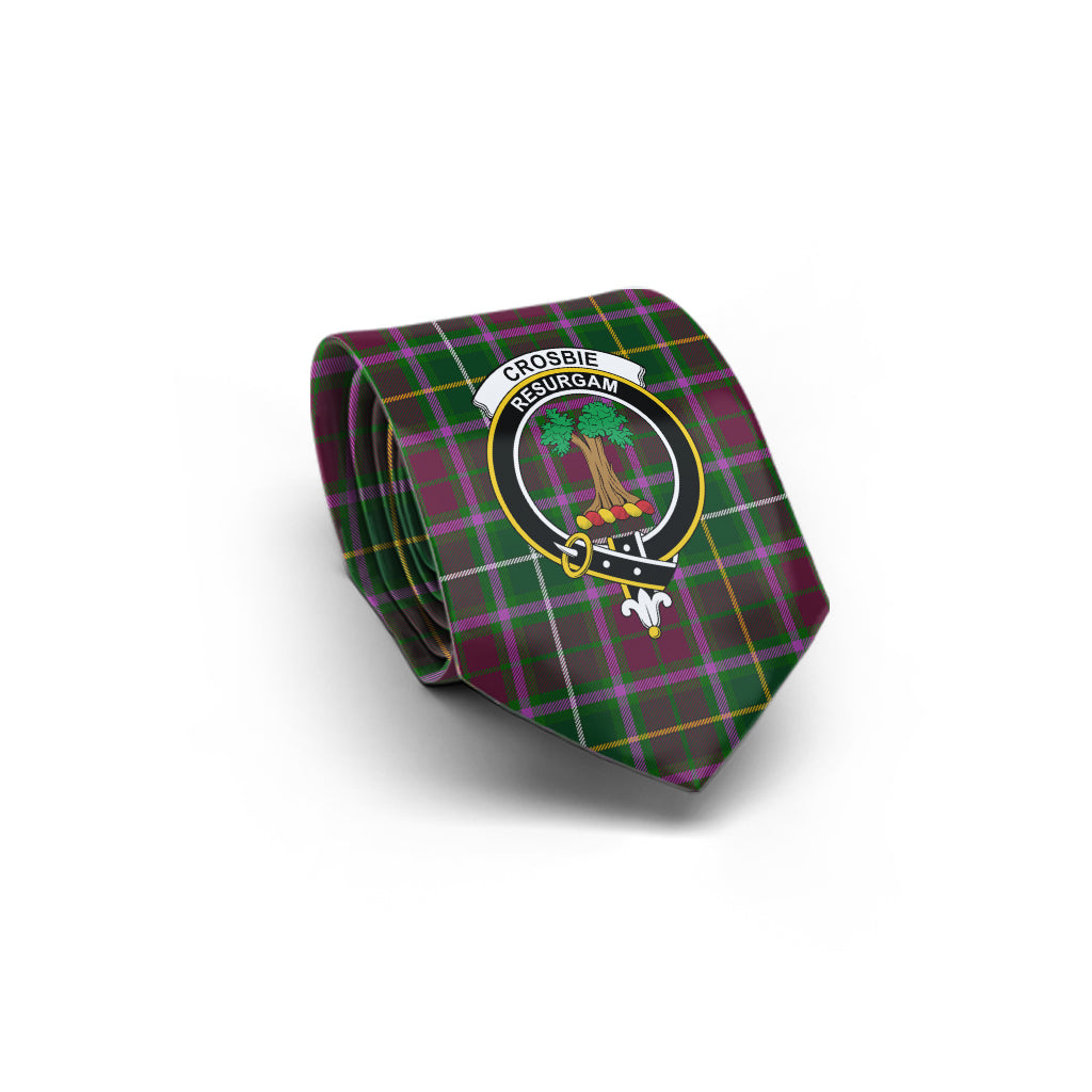 crosbie-tartan-classic-necktie-with-family-crest