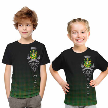 Crotty Irish Clan Kid T-Shirt with Coat of Arms Erin Go Bragh Celtic Inspired Youth XL Size14 - Tartan Vibes Clothing