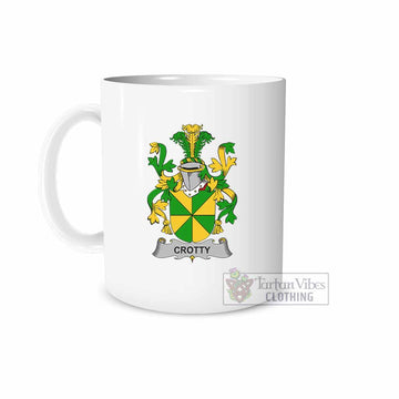 Crotty Irish Clan Coat of Arms Ceramic Mug