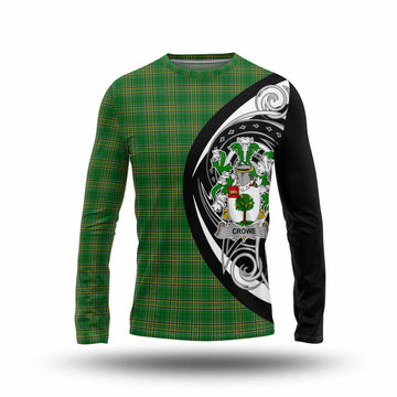 Crowe Irish Clan Long Sleeve T-Shirt Celtic Circle Style Unisex - Tartan Vibes Clothing