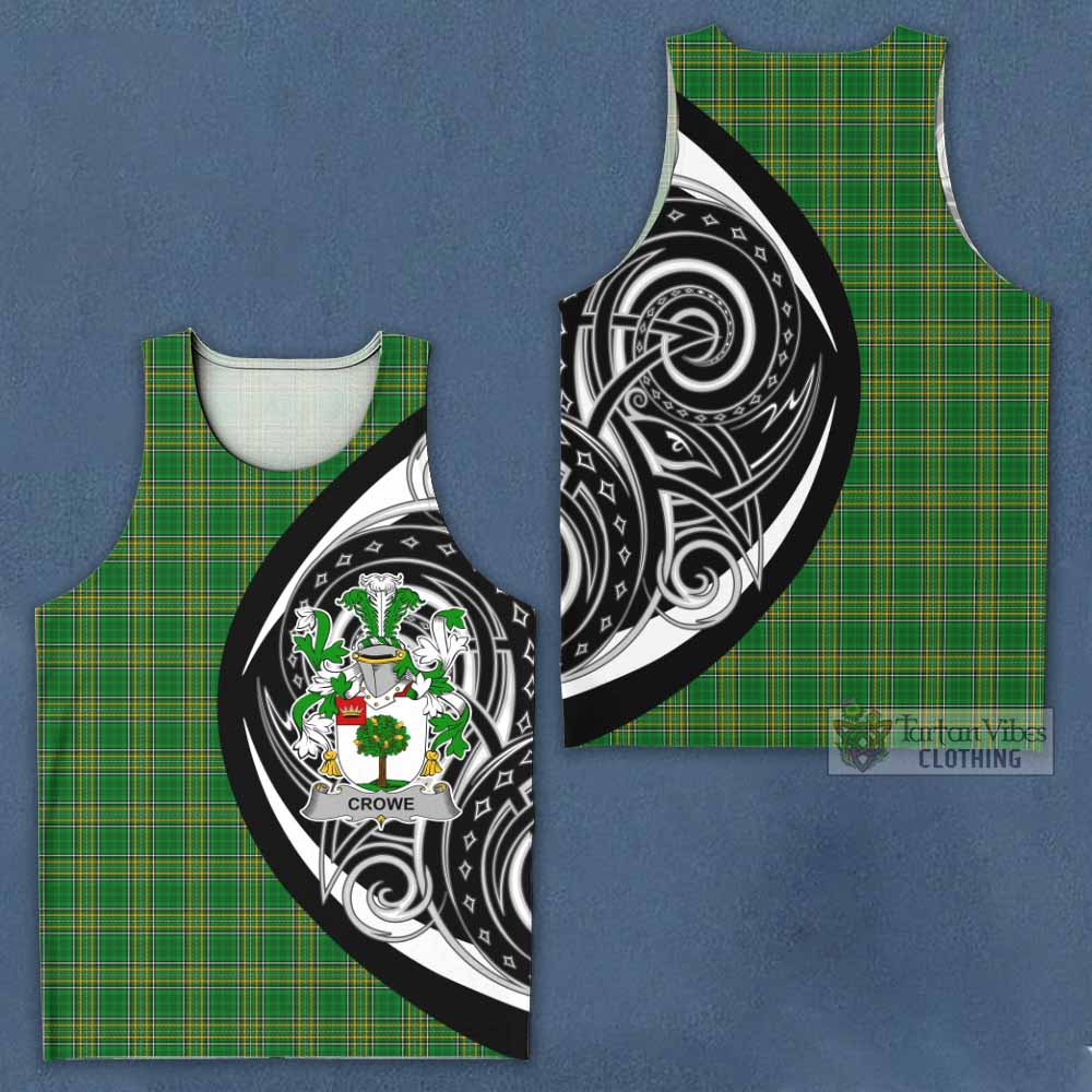 Crowe Irish Clan Men's Tank Top Celtic Circle Style - Tartan Vibes Clothing