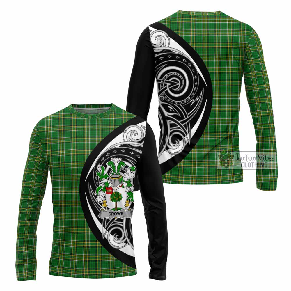 Crowe Irish Clan Long Sleeve T-Shirt Celtic Circle Style - Tartan Vibes Clothing