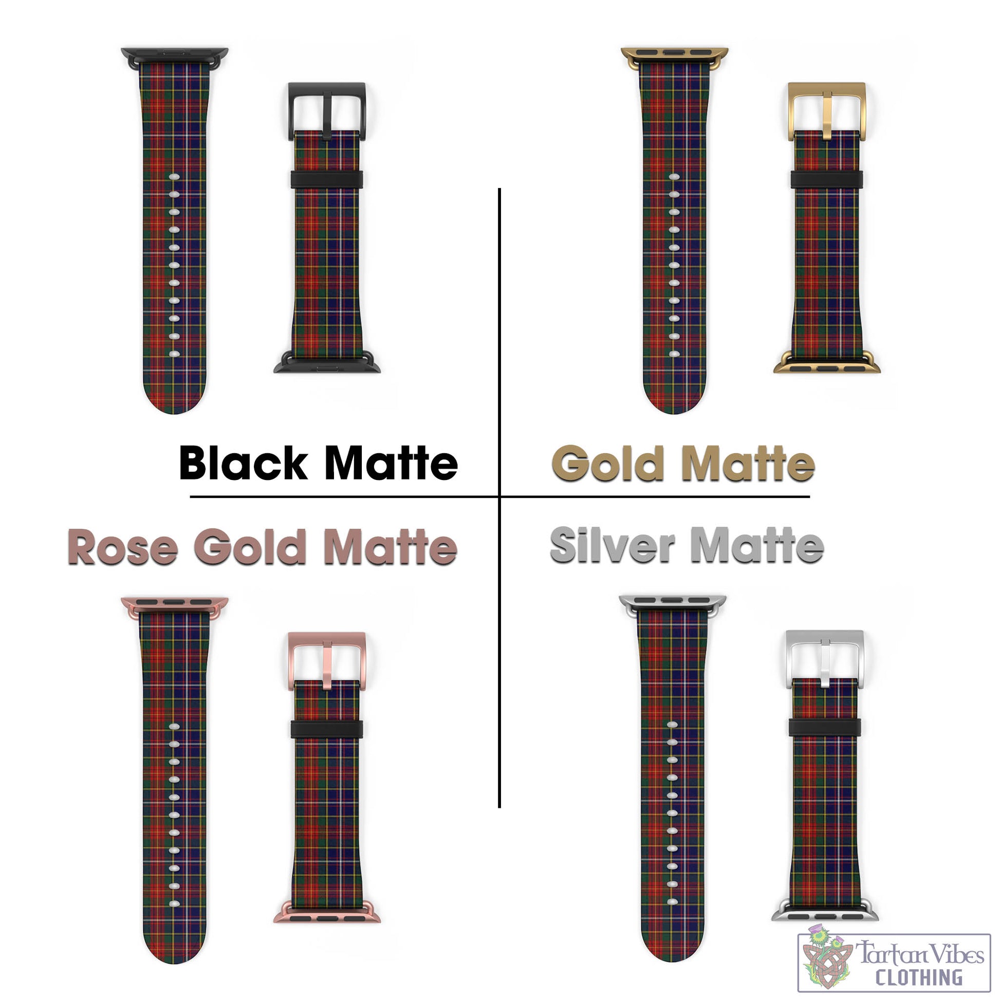 Tartan Vibes Clothing Crozier Tartan Watch Band