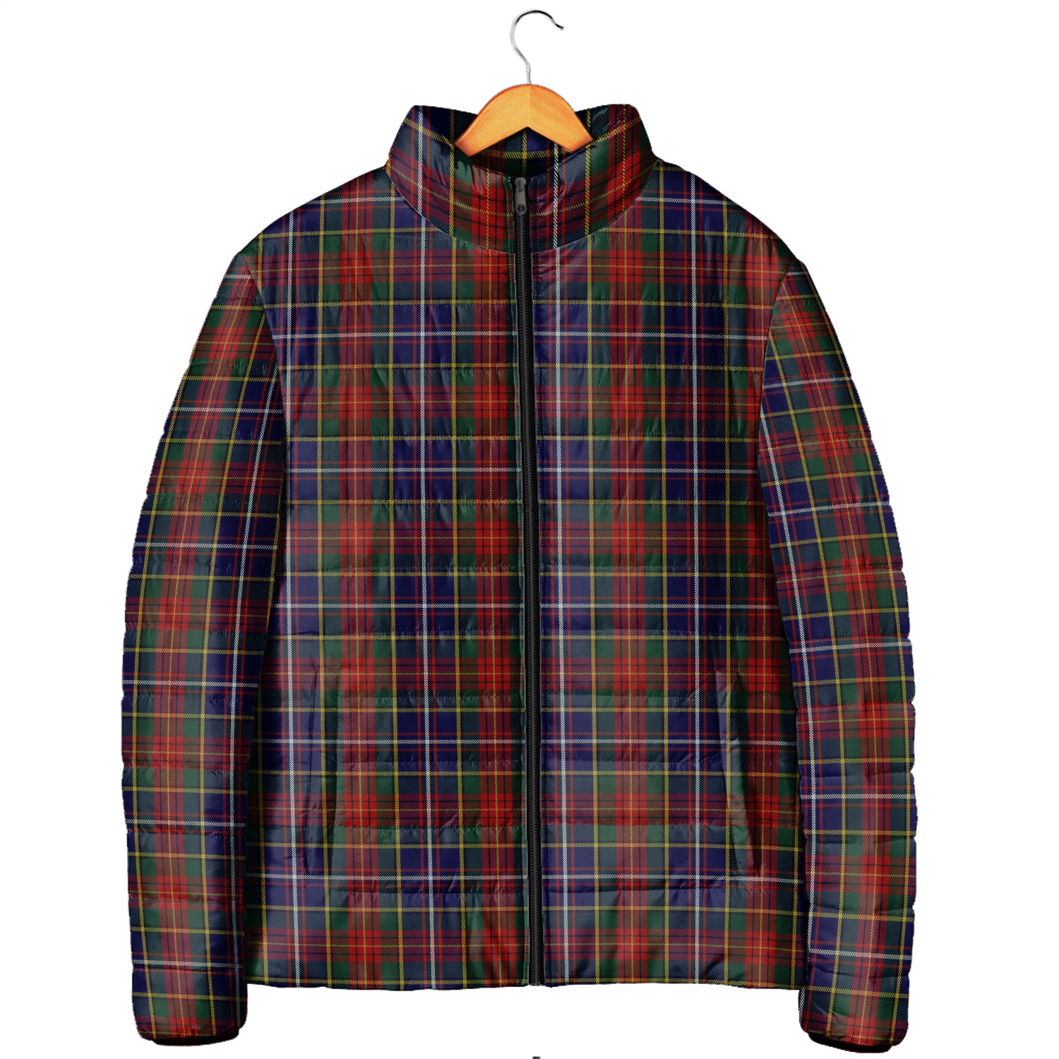 Crozier Tartan Padded Jacket Men's Padded Jacket - Tartan Vibes Clothing