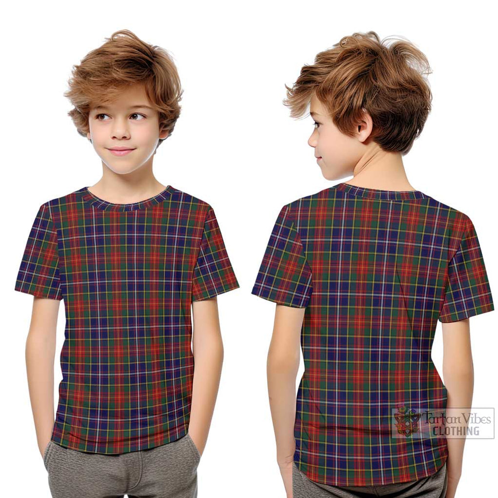 Crozier Tartan Kid T-Shirt Youth XL Size14 - Tartanvibesclothing Shop