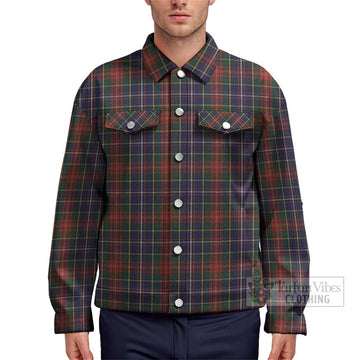 Crozier Tartan Unisex Lapel Cotton Jacket