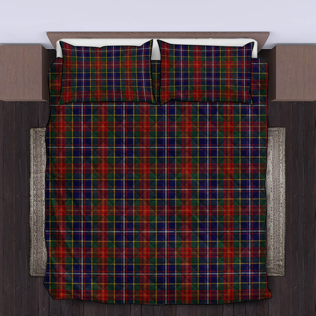 Crozier Tartan Quilt Bed Set King - Tartan Vibes Clothing