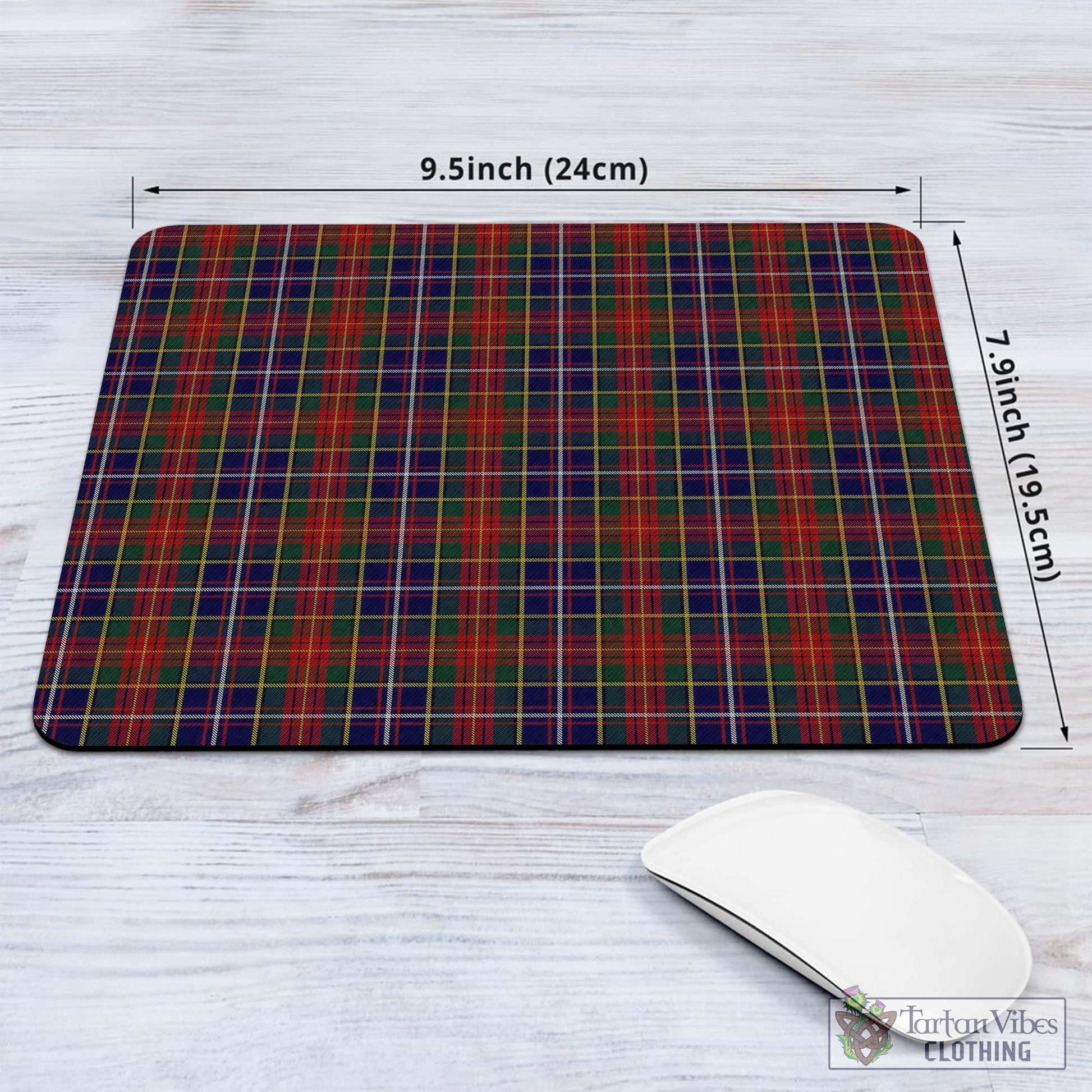 Tartan Vibes Clothing Crozier Tartan Mouse Pad