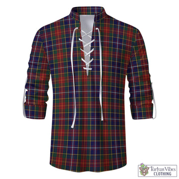 Crozier Tartan Men's Scottish Traditional Jacobite Ghillie Kilt Shirt