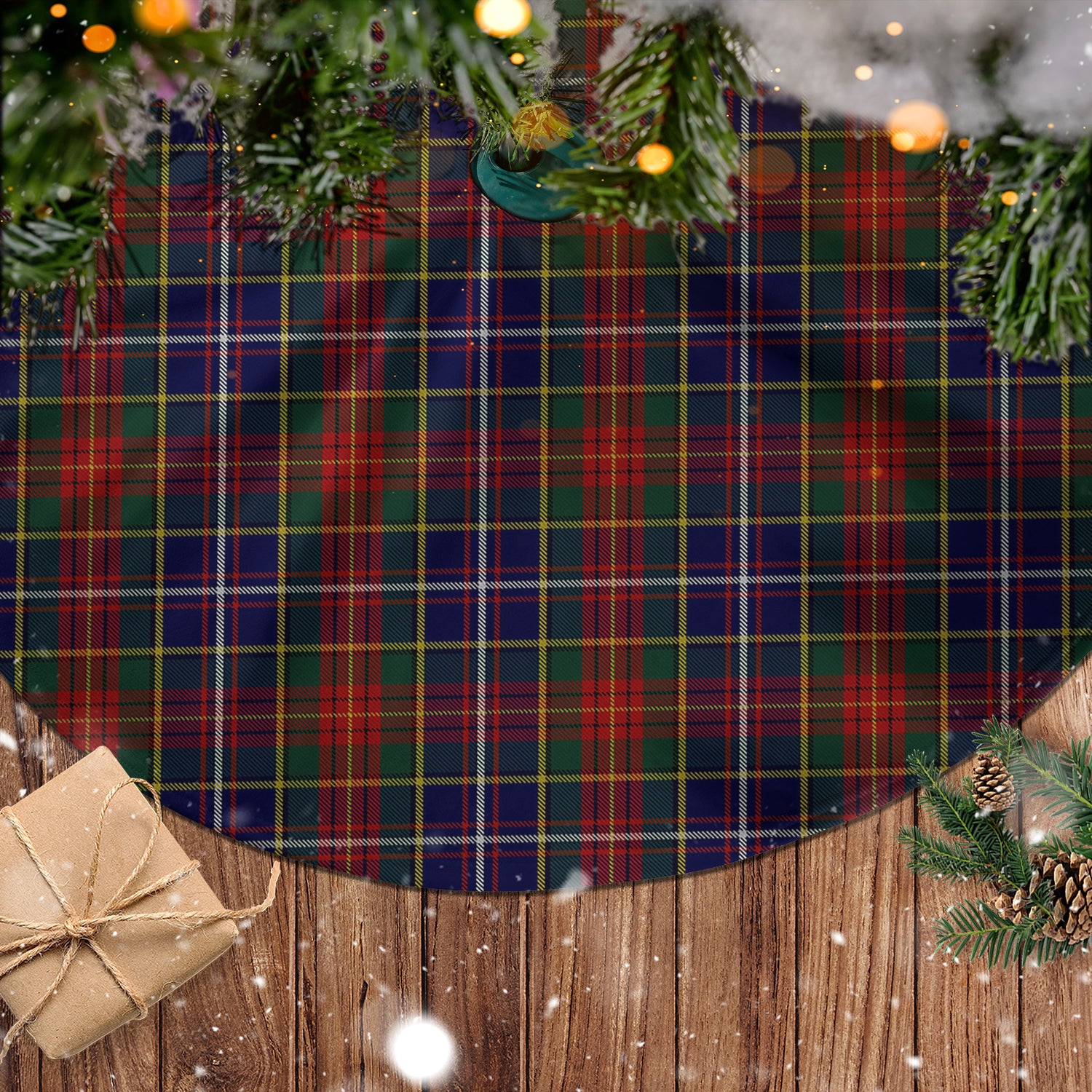 Crozier Tartan Christmas Tree Skirt - Tartanvibesclothing