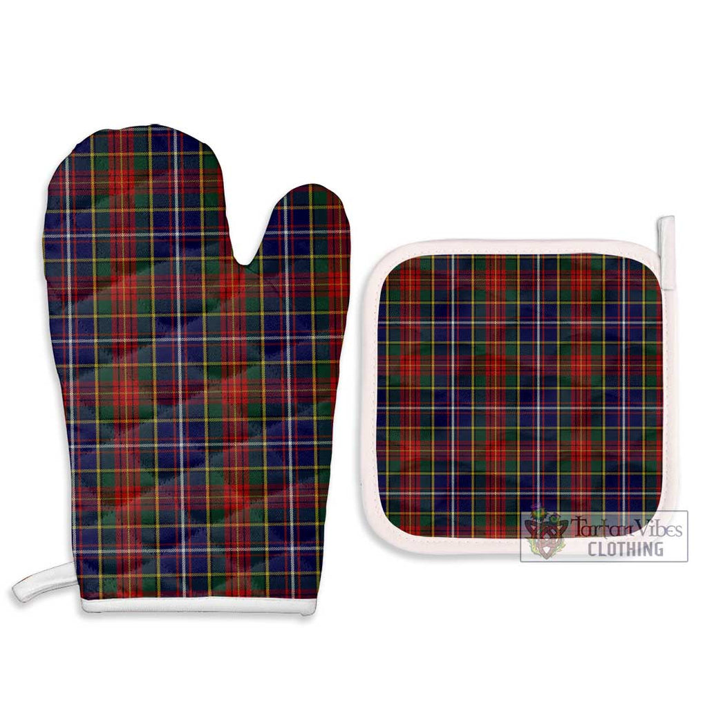 Crozier Tartan Combo Oven Mitt & Pot-Holder Combo 1 Oven Mitt & 2 Pot-Holder White - Tartan Vibes Clothing