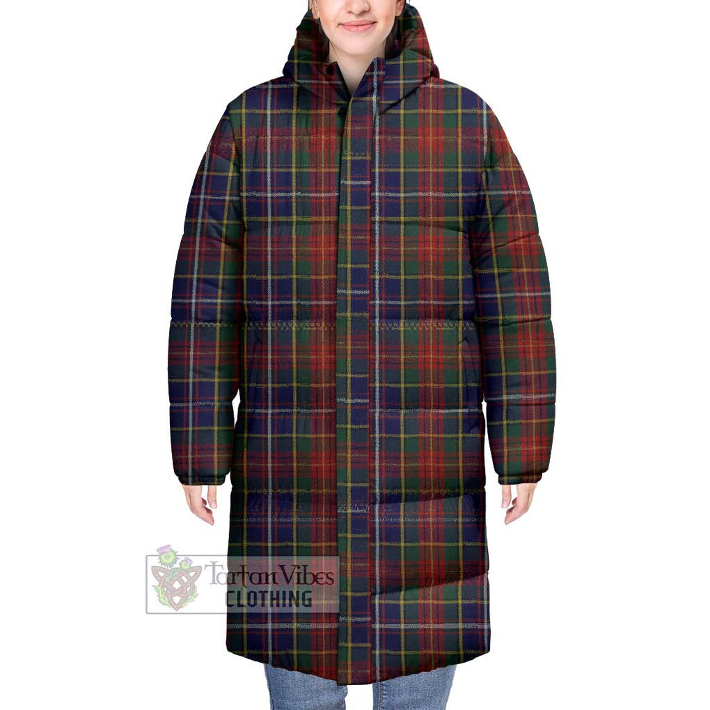 Tartan Vibes Clothing Crozier Tartan Long Down Jacket