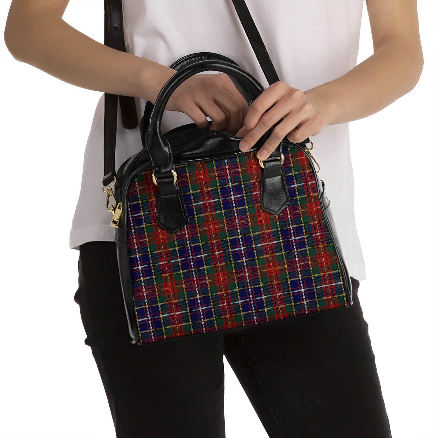 Crozier Tartan Shoulder Handbags - Tartanvibesclothing