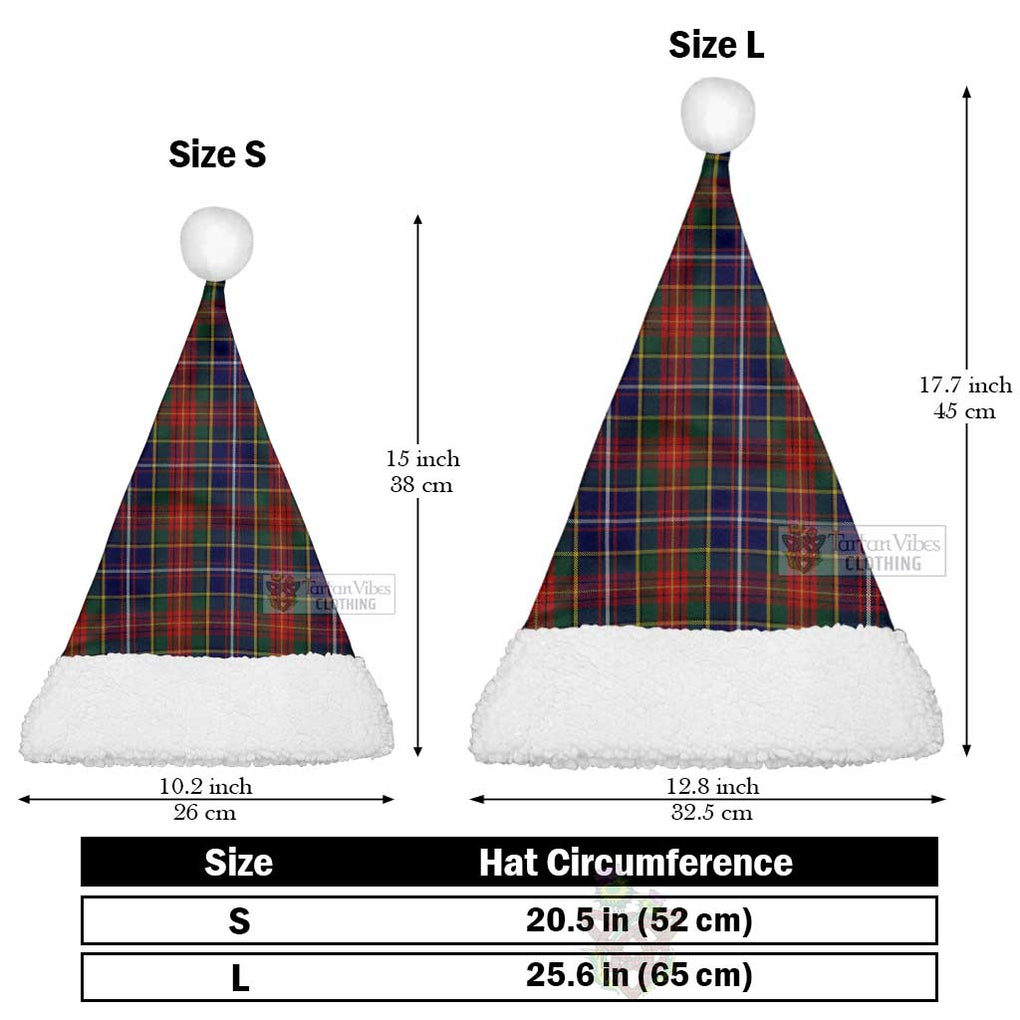 Tartan Vibes Clothing Crozier Tartan Christmas Santa Hats