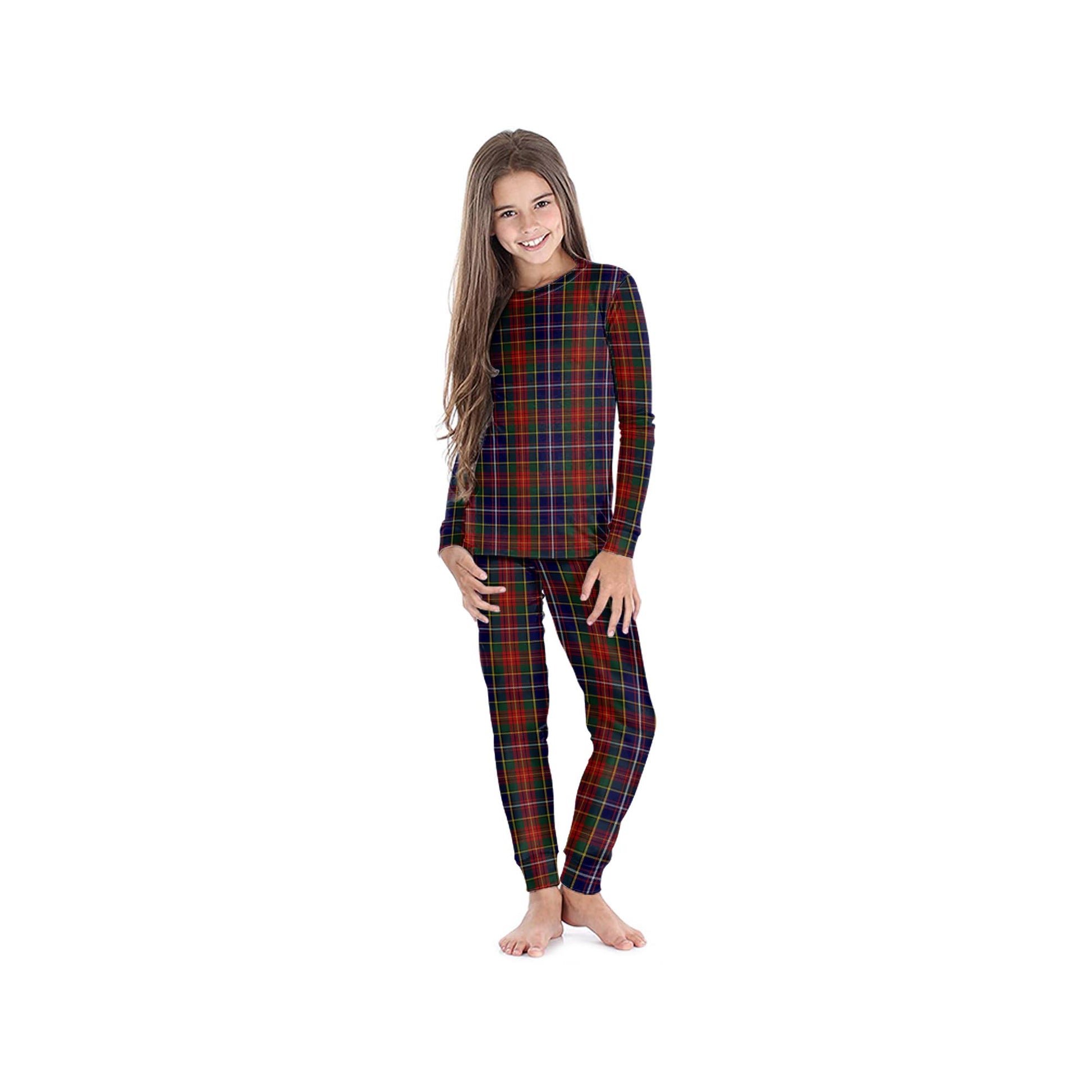 Crozier Tartan Pajamas Family Set - Tartan Vibes Clothing