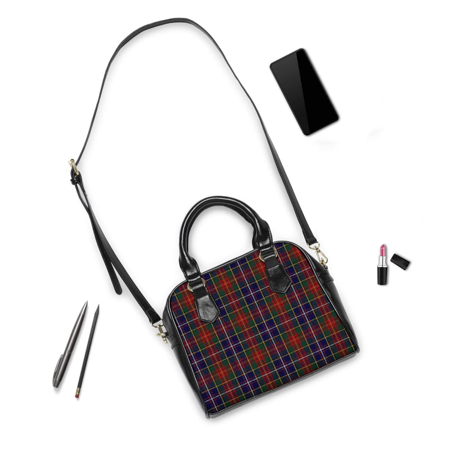 Crozier Tartan Shoulder Handbags - Tartanvibesclothing